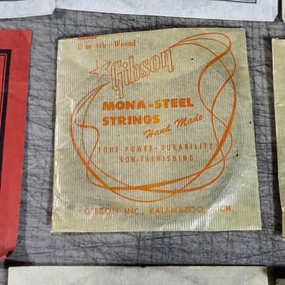 Vintage Black Diamon Martin Gibson Strings with Packaging Case Candy image 3