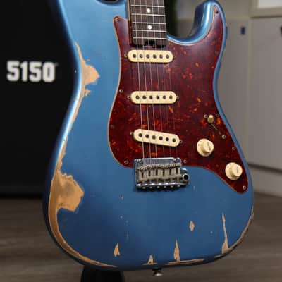 2019 Schecter USA Custom Shop Traditional Wembley-II Lake Placid Blue SSS image 4