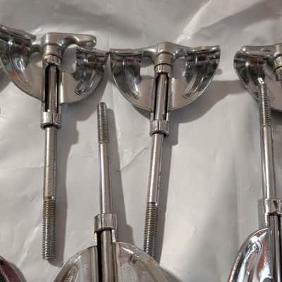 Pearl Drums Export Vintage 1980s Bass Drum Claws and Tension Rod Set of 16 image 13