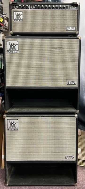 Music Man HD130 Reverb 212RH Full Stack 1970-1976 vintage tube image 1