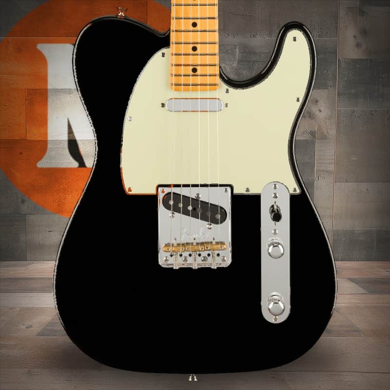 Fender American Professional II Telecaster Maple Fingerboard - Black image 1