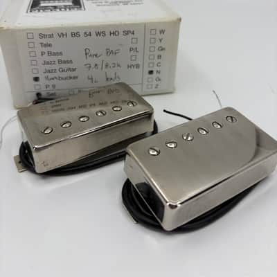 Lindy Fralin Pure P.A.F. Complete Pickup Set - Raw Nickle image 1