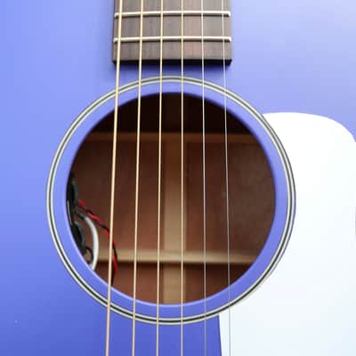 Olivia Rodrigo Sour & Guts Tour Purple Color Theme Inspired Acoustic Guitar image 2