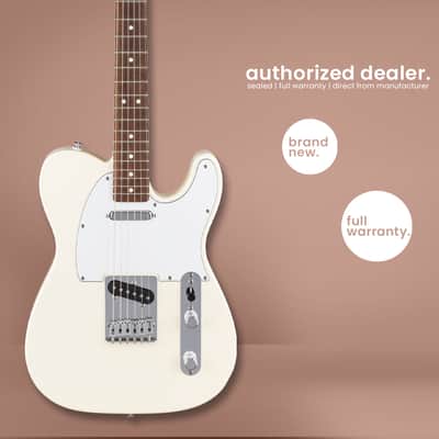 Fender Standard Series | Telecaster Electric Guitar | Olympic White image 1