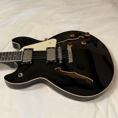 Harley Benton HB-35 (ES-335) Semi-Hollow Body Electric Guitar - Free Pro Setup image 5