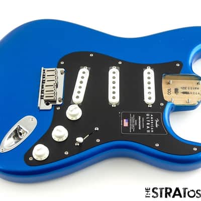 Fender American Ultra II Stratocaster Strat, LOADED BODY, Alder Noble Blue