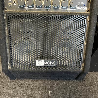Simmons DA200S Electronic Drum Set Monitor 2010s - Black image 1