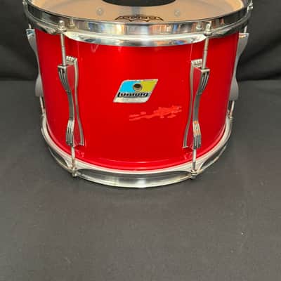Ludwig Mach 5 24" - 12" -13" - 16" + Snare 14" x 5" Drumset 1971 - Red Cortex image 21