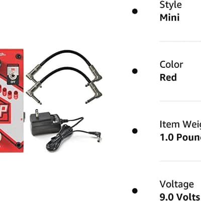 Digitech DROP Compact Polyphonic Drop Tune Pitch-Shifter with Power Supply and R-Angle Patch Cable image 2