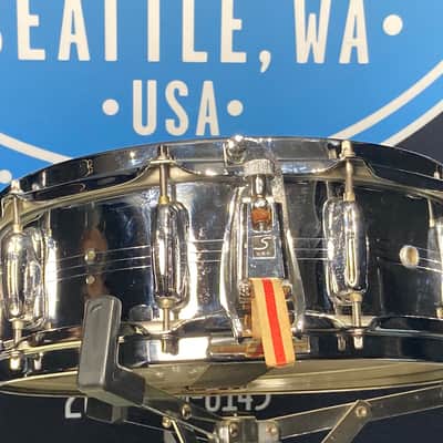 Slingerland - 5x14" No. 192 TDR Model 10-Lug Snare Drum - Chrome Over Brass image 10