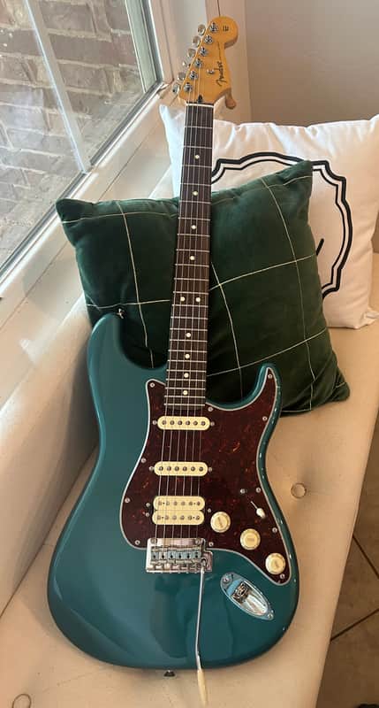 Fender FSR Player II Stratocaster HSS 2024 - Present - Ocean Turquoise with Tortoise Pickguard image 1