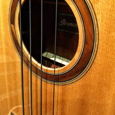 Ibanez AEWB32NT Sitka Spruce / Okoume 4-String Acoustic Bass image 3