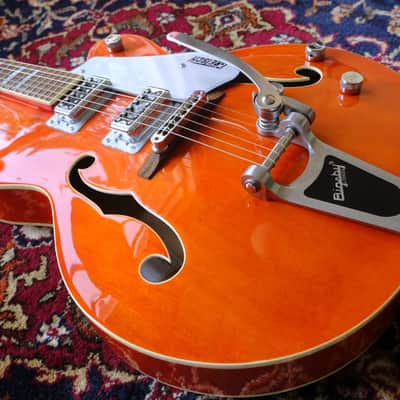 Gretsch G5420T Electromatic Hollow Body with Bigsby 2014 Orange Stain image 5