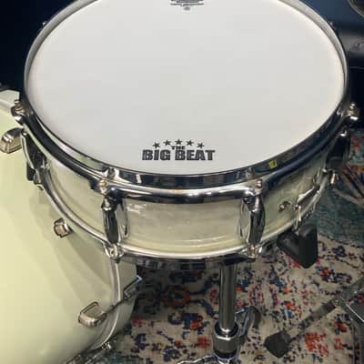 Slingerland - 1960s 5x14" White Marine Snare Drum. #140 , 8-Lug 3-Ply image 13