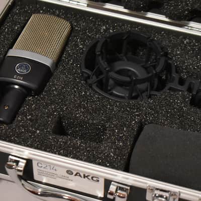 AKG C214 Studio Condenser Microphone Recording Mic w/Case & Shock Mount image 6