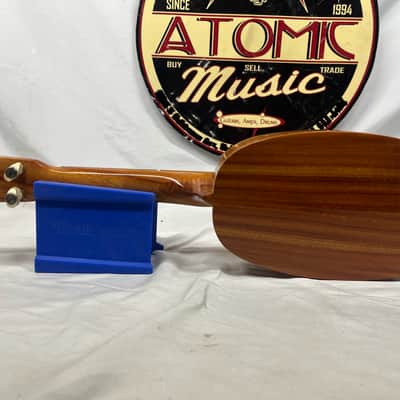 Kamaka Pineapple Soprano Ukulele with Case - SPLIT IN BACK OF BODY image 5
