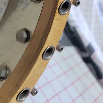 1920's? Triple X Super 17 fret Tenor Banjo, HC William L Lange image 16