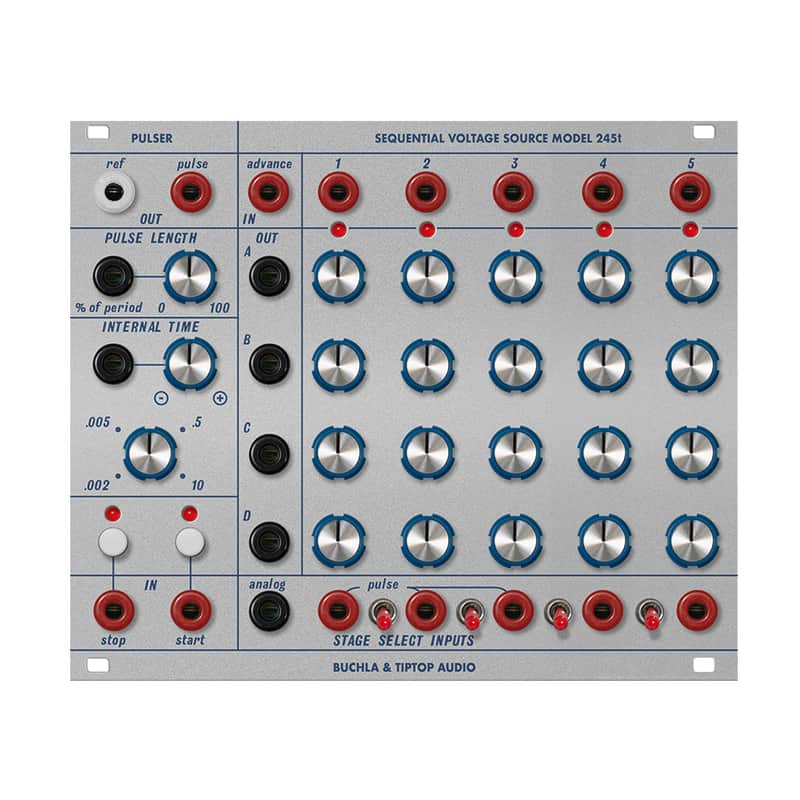 Tiptop Audio Buchla Model 245t Sequential Voltage Source Silver image 1