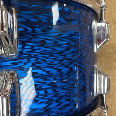 Rogers PowerTone 12" tom early 1970s - Blue Onyx NICE! image 9
