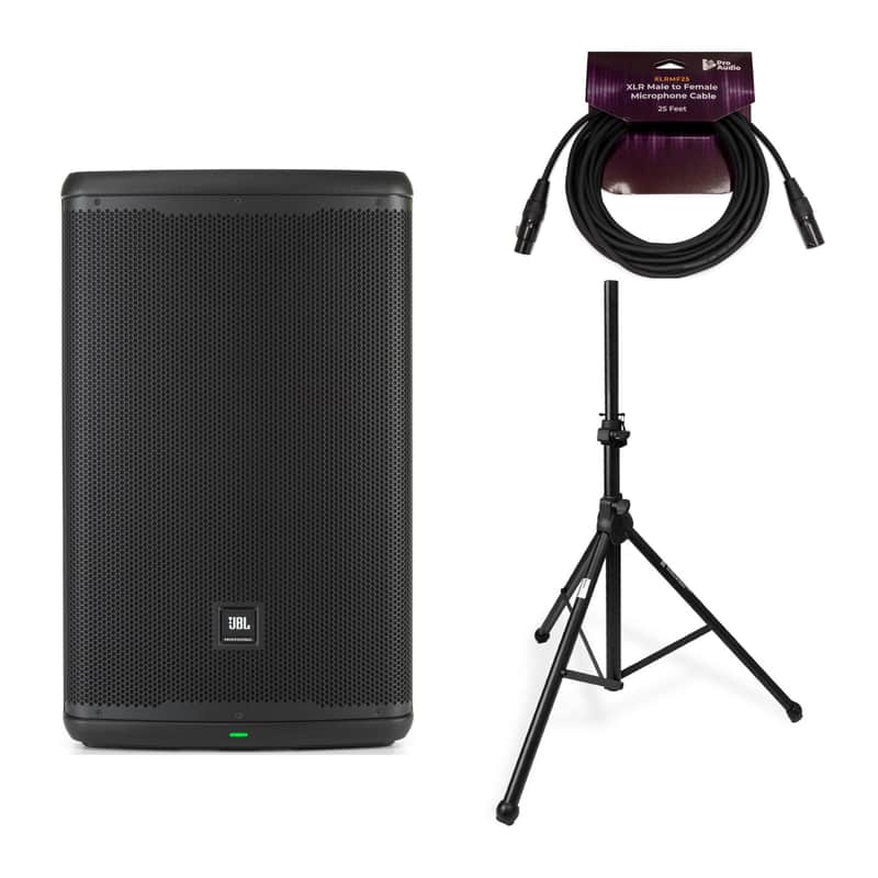 JBL Professional EON715 Powered Bluetooth PA Loudspeaker with Bundle image 1