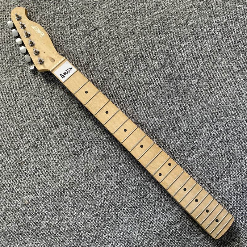 Qunicy Maple Wood Tele Style Guitar Neck, 22 Frets Fingerboard image 1