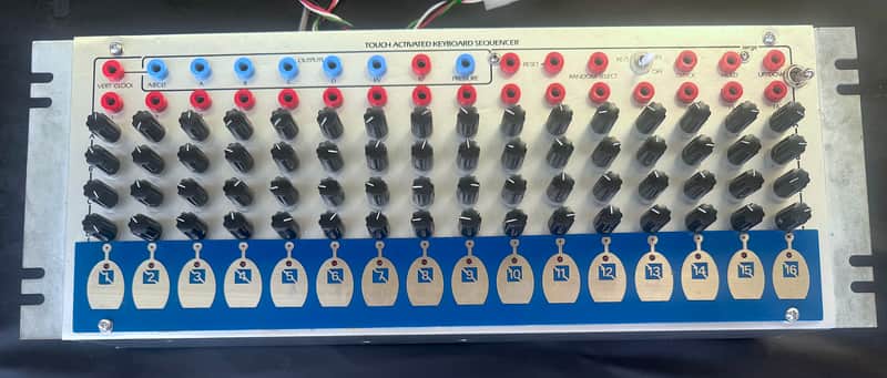 Serge Modular Blue TKB w/4-Panel Power Supply 1980's Vintage Rare image 1