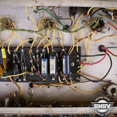Fender Bandmaster "Drip Edge" 50-Watt 2-Channel Guitar Amp Head 1968 - 1969 - Silverface image 19