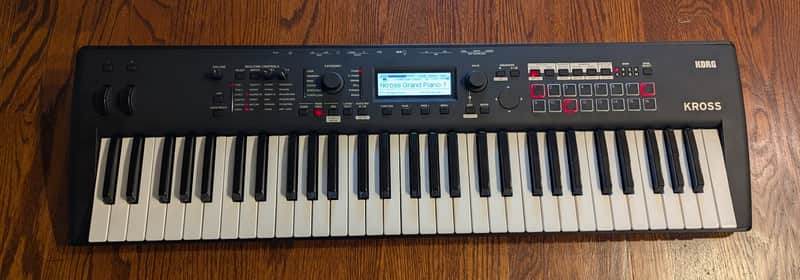 Korg KROSS 2 61-MB 61-Key Synthesizer Workstation 2017 - Present - Matte Black image 1