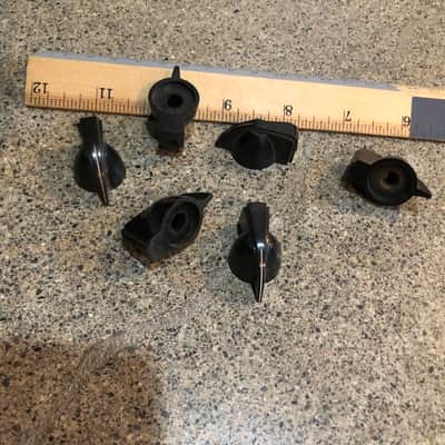 Chicken Head Knob Daka-Ware / Fender x 6: 1950s - '60s Vintage for Pultec EQ EQP etc., Pro Audio, Control, Etc. image 2