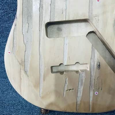 Basswood 4 String Jazz Bass Style Body image 9