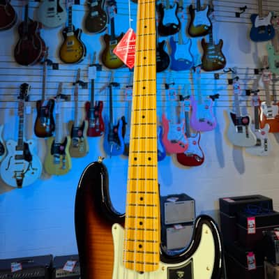 Fender 75th Anniversary American Professional II PJ Precision Bass 2026 - 2-Color Sunburst w/ Case, Free Plek 313 image 12