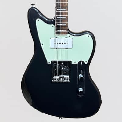 Fender Squier Paranormal Offset Telecaster SJ LE Electric Guitar - Black image 1