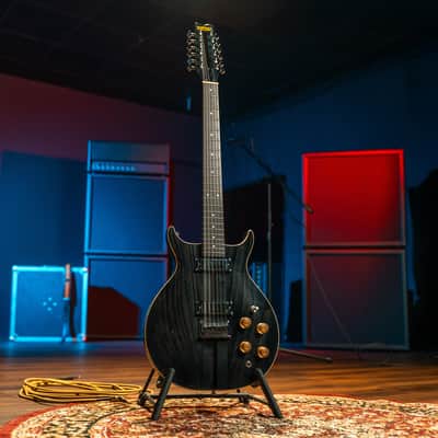Washburn Hawk 12-String Trans Black image 3