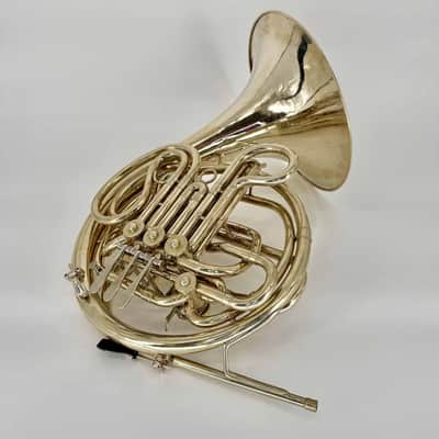 Conn 8D - F/Bb Double French Horn (Elkhart Era Circa 1966) - Nickel Silver - Fixed Bell - Unlacquered Finish - Serial #: H78969 (Pre-Owned) image 8