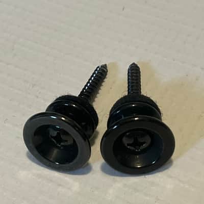 2000's Japan Jackson Dinky Guitar Factory Black Oversize Strap Buttons image 2