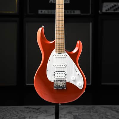 Very Good – 2007 Ernie Ball Music Man Silhouette Special HSS Hardtail – Lava Pearl image 2