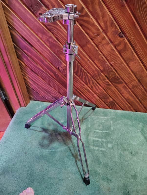 Pearl Double Tom Stand/Mount with 2 Hole receiver (older 1970's/80's) - Chrome image 1