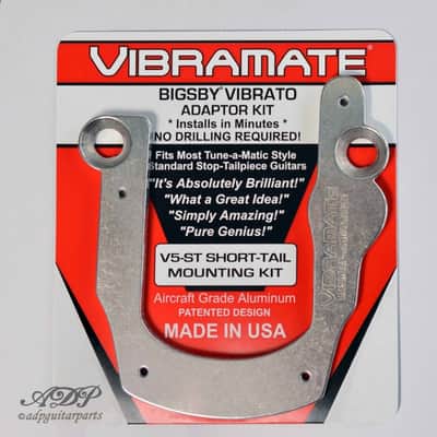 Vibramate® Original V5 Stop Tailpiece SG, Telecaster Adapter Kit For Bigsby® B5 image 4