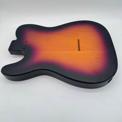 HooDoo Telecaster Body Alder Nitro 3-Tone Light htb6496 image 5