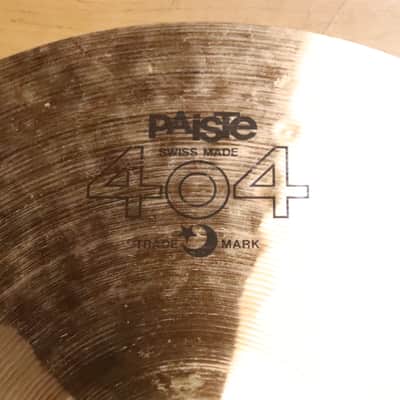 Paiste 14" 404 Hi Hat Cymbal Bottom image 2