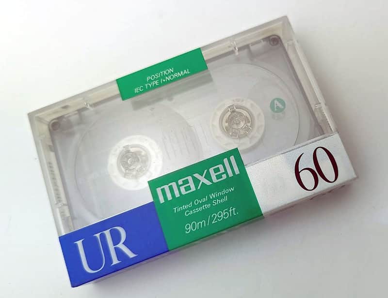 Maxell UR60 ferric Type 1 60 Minutes Audio Blank Cassette Tape - Sealed - Brand New image 1