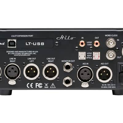 Lynx Hilo 2 (Black) | 2 Channel AD/DA Converter & Interface with USB Card image 3