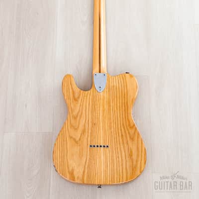 1975 Fender Telecaster Thinline Vintage Semi-Hollow Guitar Natural Ash w/ Seth Lover-Designed CuNiFe Wide Range, Case image 3