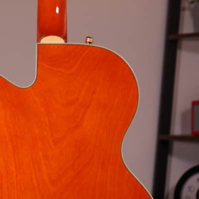 Gretsch Synchromatic Nashville Hollow Body - Ebony Fingerboard, 50's Orange Stain image 11