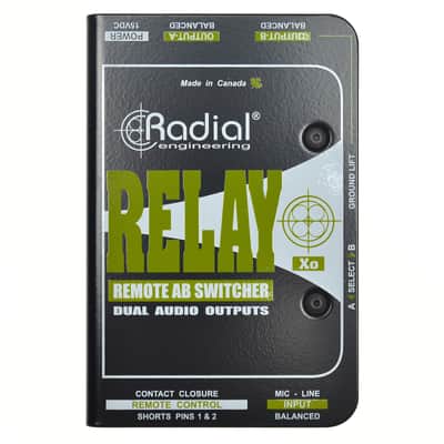 Radial Relay XO Balanced Remote A/B Switcher