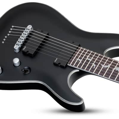 Schecter Damien Platinum-7 Satin Black image 3