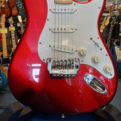 Fender American Deluxe Stratocaster Electric Guitar - Red w/ HS Case image 1