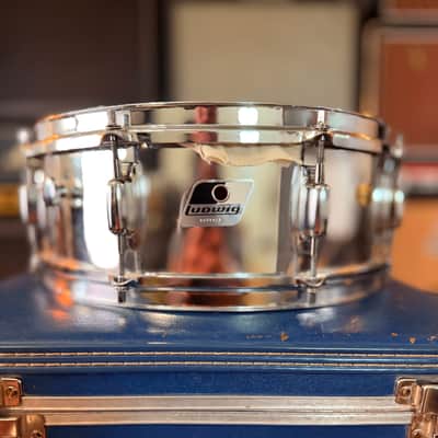 Ludwig Rocker Series Snare – 1980s – Black Badge – Chrome over Wood – Near Excellent Condition – Made in USA image 1