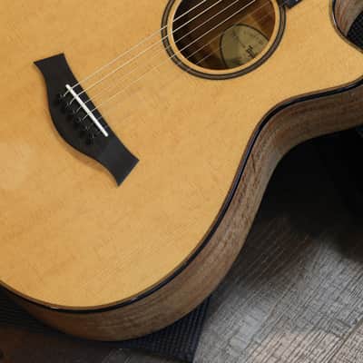 Unplayed! 2018 Taylor 712ce 12 Fret Limited Edition Torrified Spruce Blackwood Acoustic Guitar Natural + OHSC image 6