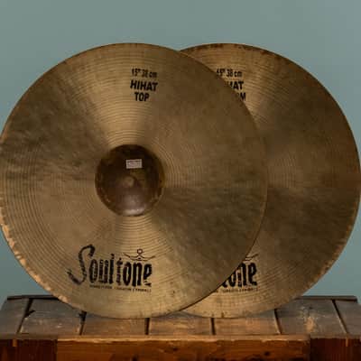 Used Soultone Extreme Hi-Hats - 15" image 2
